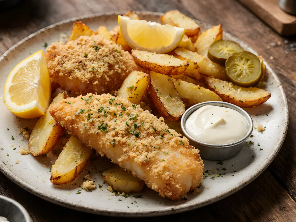 Air Fryer Fish and Chips