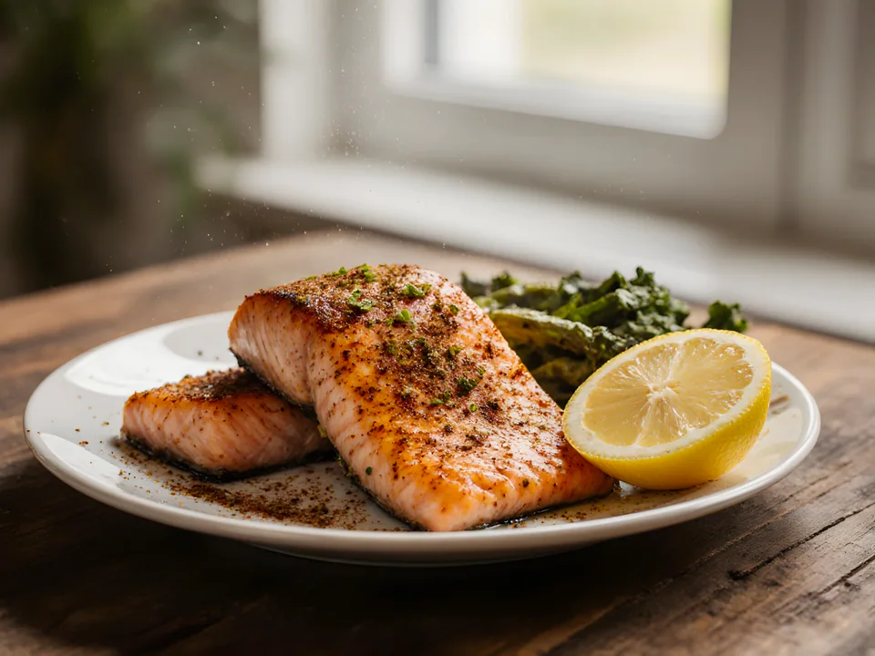 Air Fryer Salmon