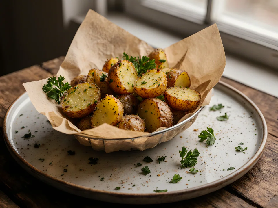 Air Fryer Smashed Potatoes