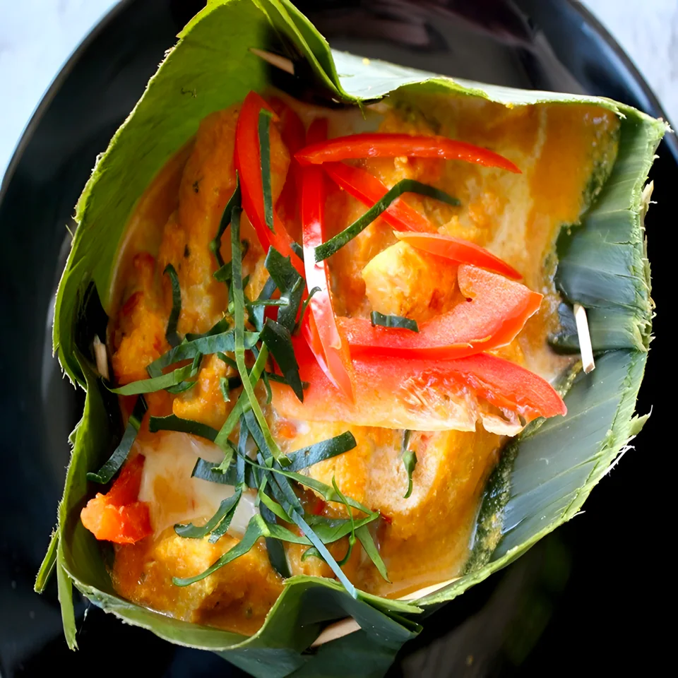 Amok Trey (Cambodian Fish Curry)