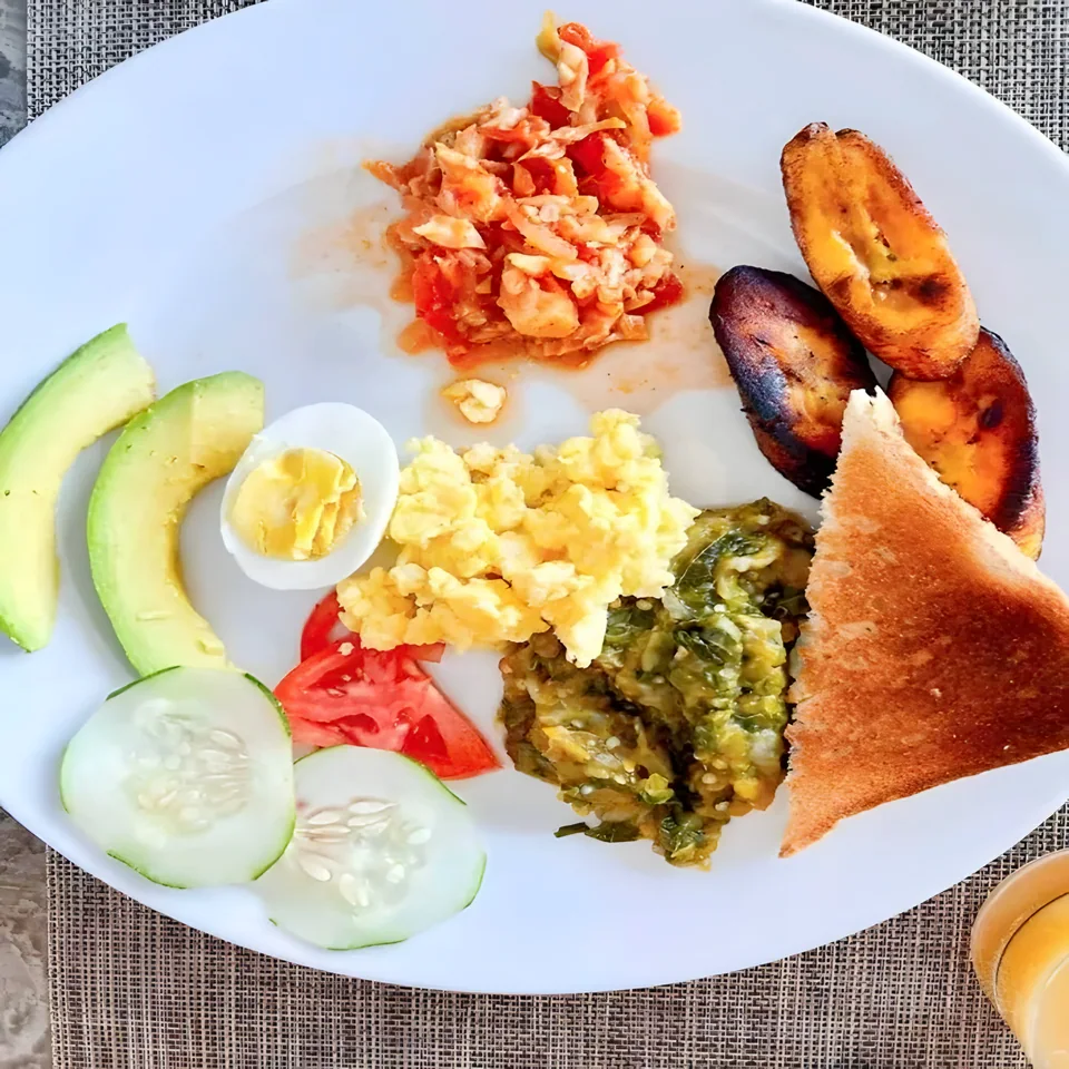 Antiguan Breakfast (Chop-Up and Saltfish)
