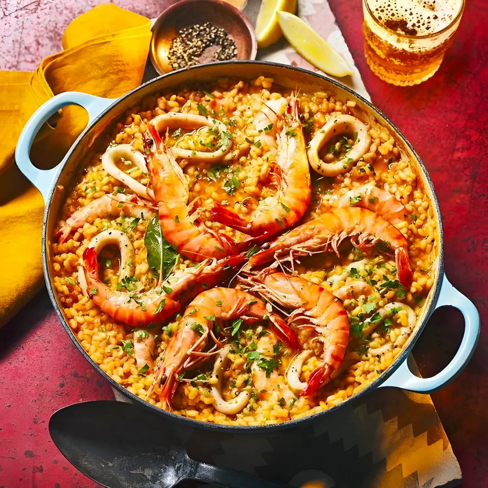Spanish Shrimp and Squid Rice