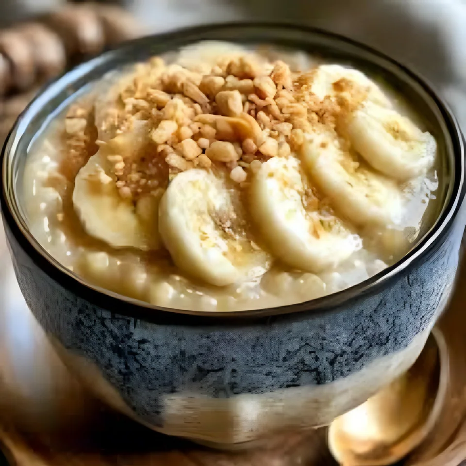 Lao Banana Tapioca Pudding
