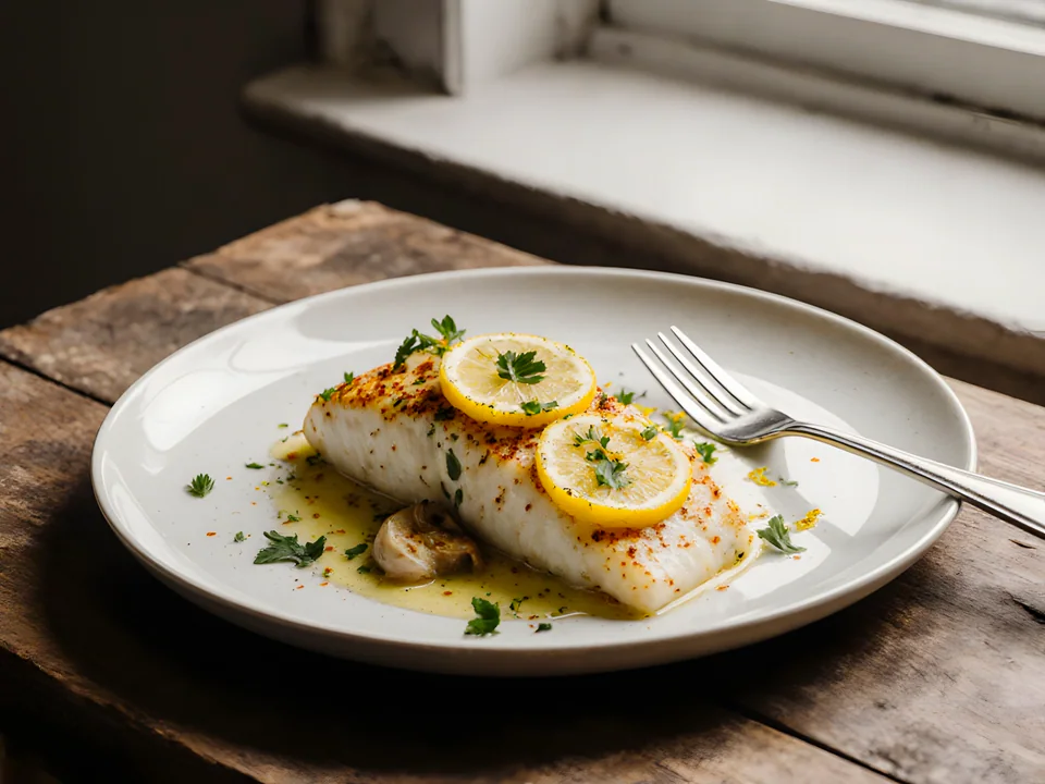 Baked Cod with Lemon Butter