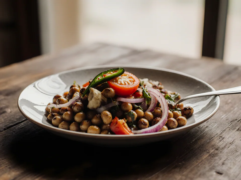 Bhatmas Sandheko (Spiced Soybean Salad)