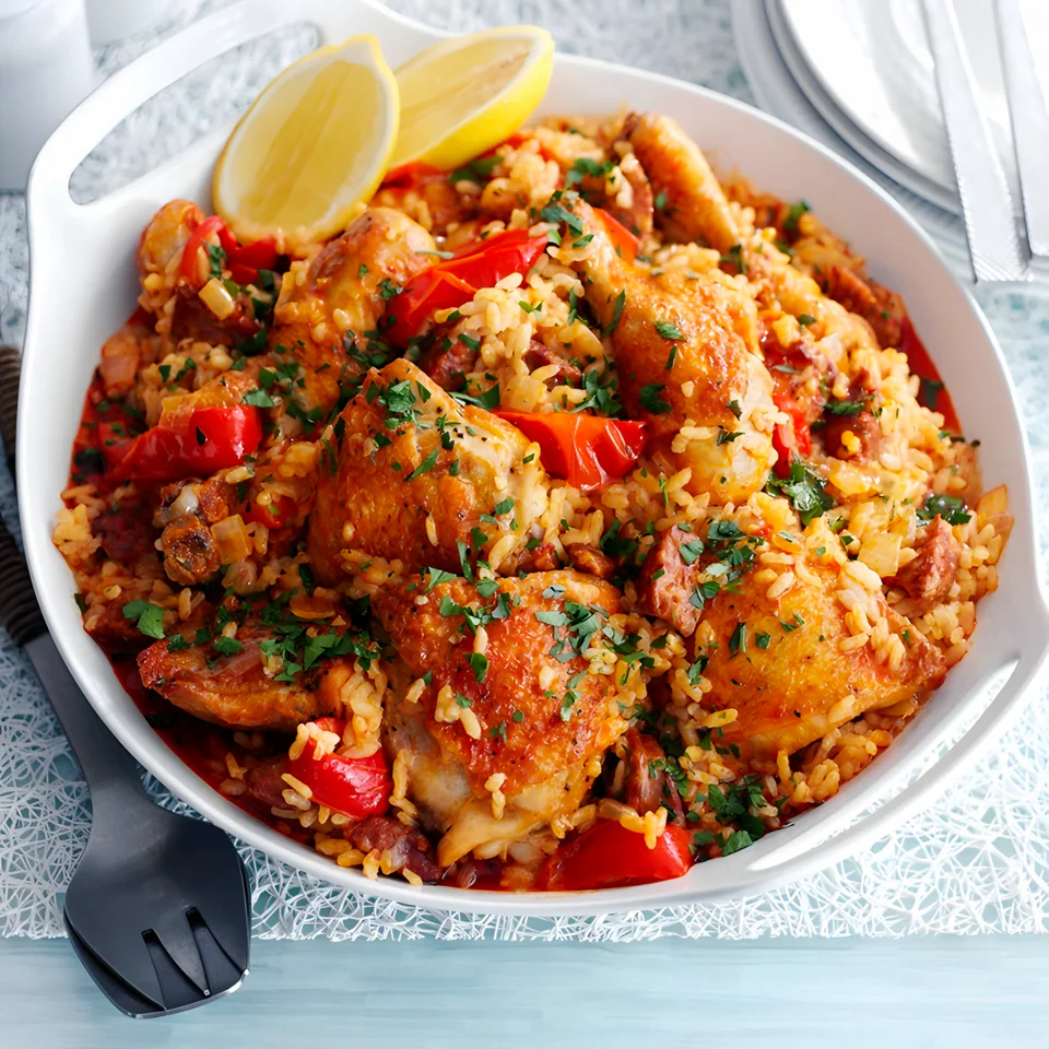 Chicken and Chorizo Rice Pot