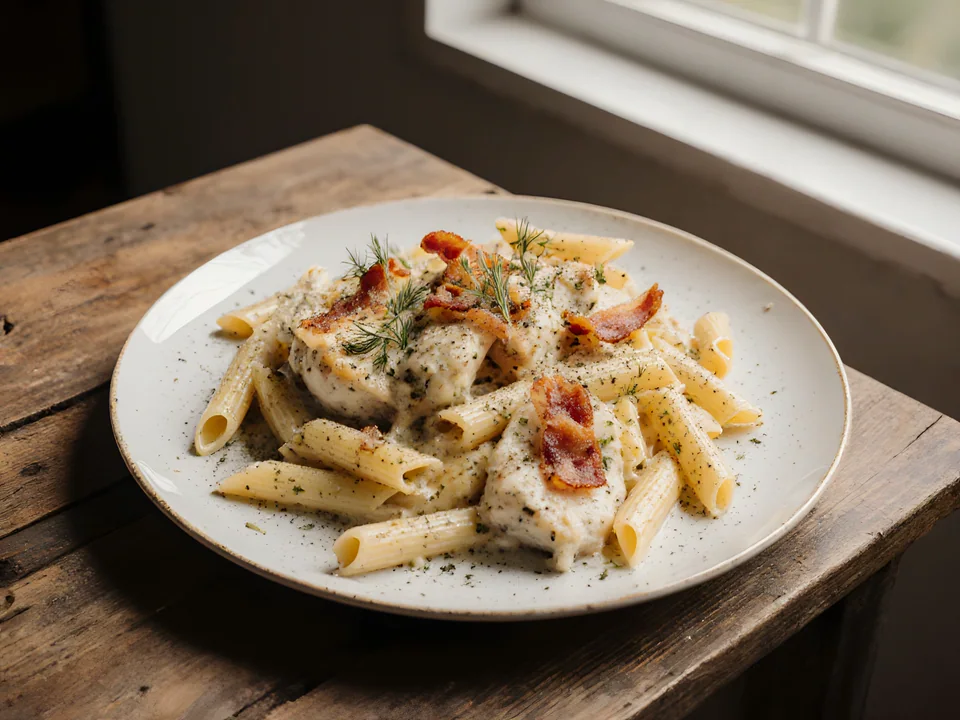 Chicken Bacon Ranch Pasta