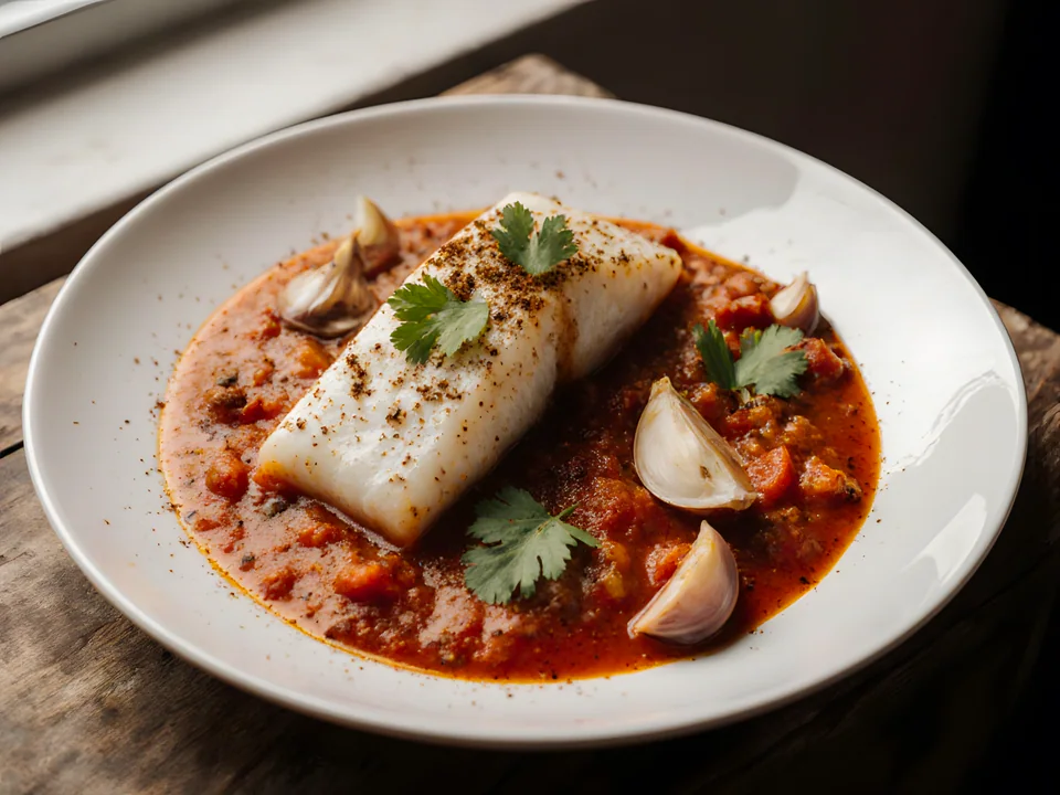 Chraime (Fish in Spicy Tomato Sauce)