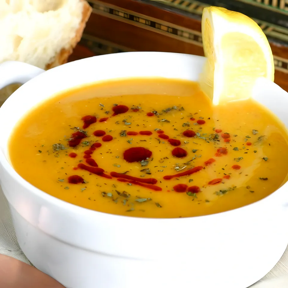 Turkish Red Lentil Soup (Corba)