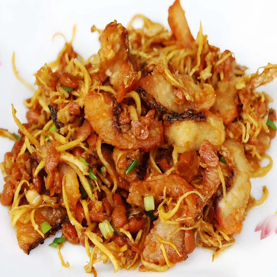 Cambodian Fried Fish with Ginger (Trey Chien Chuon)