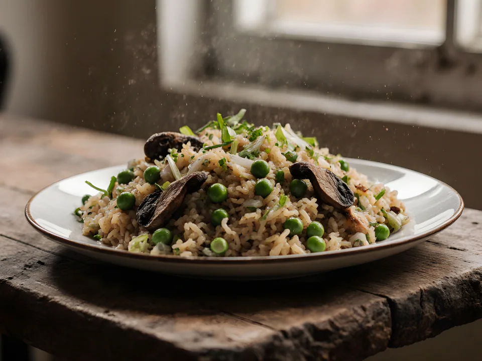 Diri Djon Djon (Haitian Mushroom Rice)