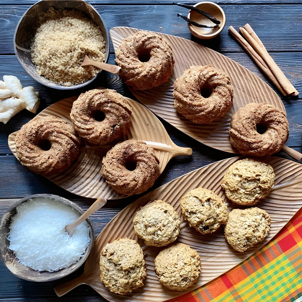 Dominica Coconut Rough Cakes
