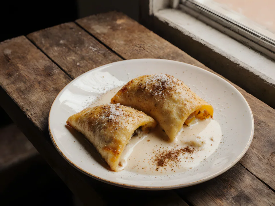 Empanadas de Platano y Leche