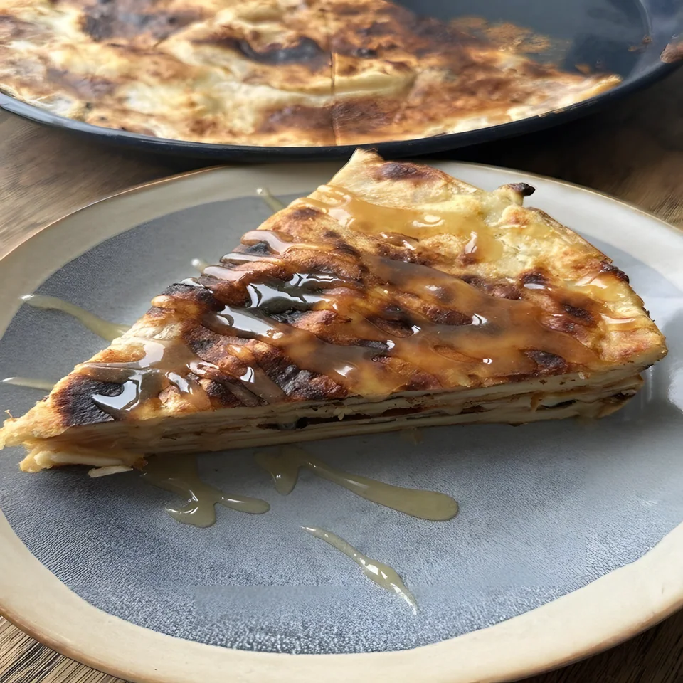 Albanian Layered Pancake (Flija)