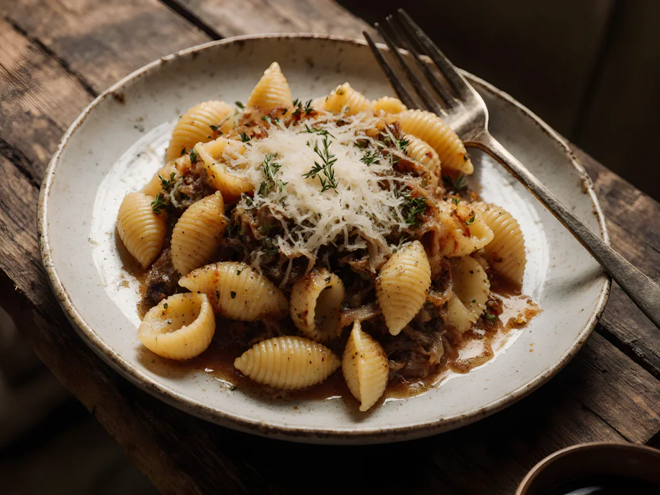 French Onion Pasta