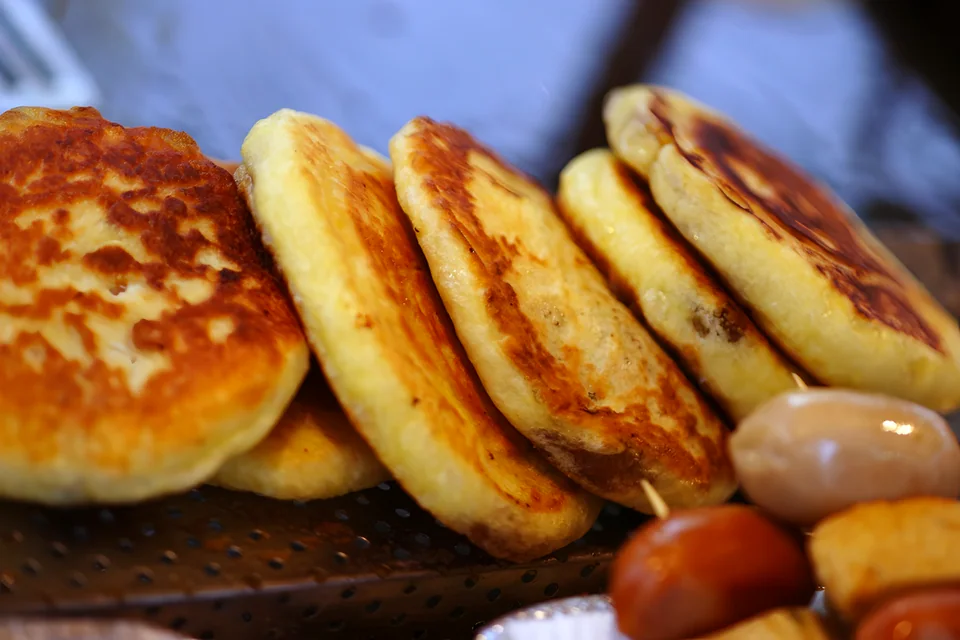 Hotteok (Korean Sweet Pancakes)