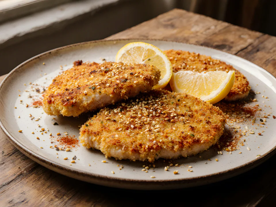 Israeli Chicken Schnitzel