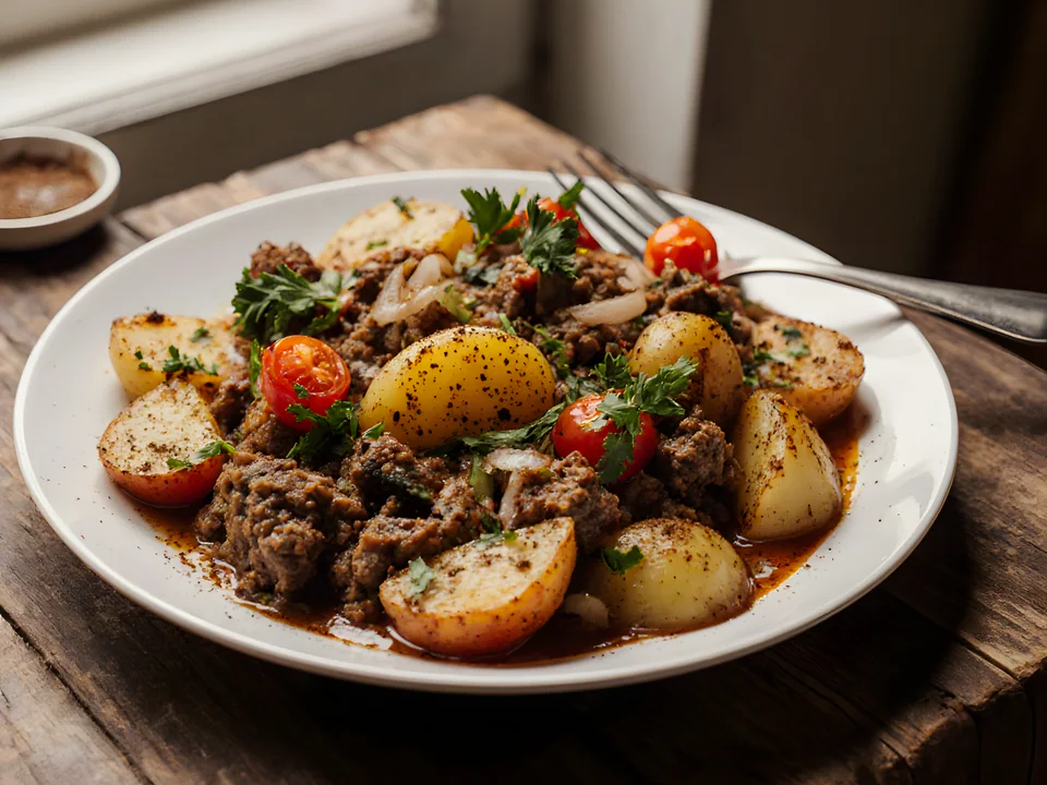 Kafta Bil Sanieh (Lebanese Kafta Tray Bake)