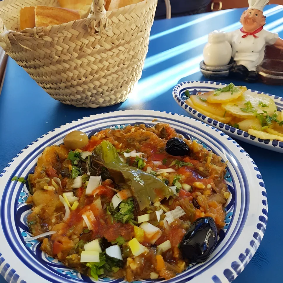 Tunisian Fried Vegetables and Eggs (Kafteji)