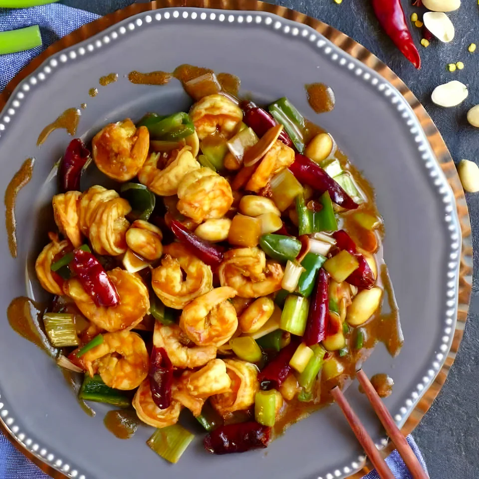 Kung Po Prawns