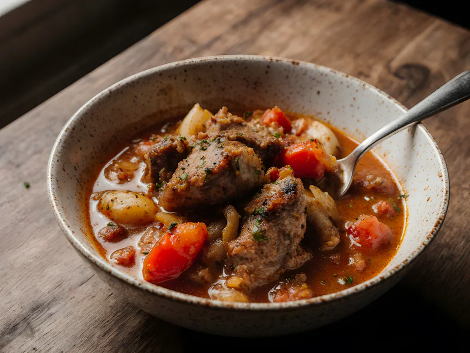 Leskovacka Muckalica (Serbian Pork and Pepper Stew)