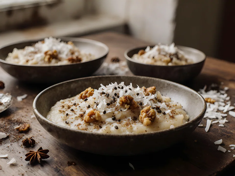 Meghli (Lebanese Spiced Rice Pudding)