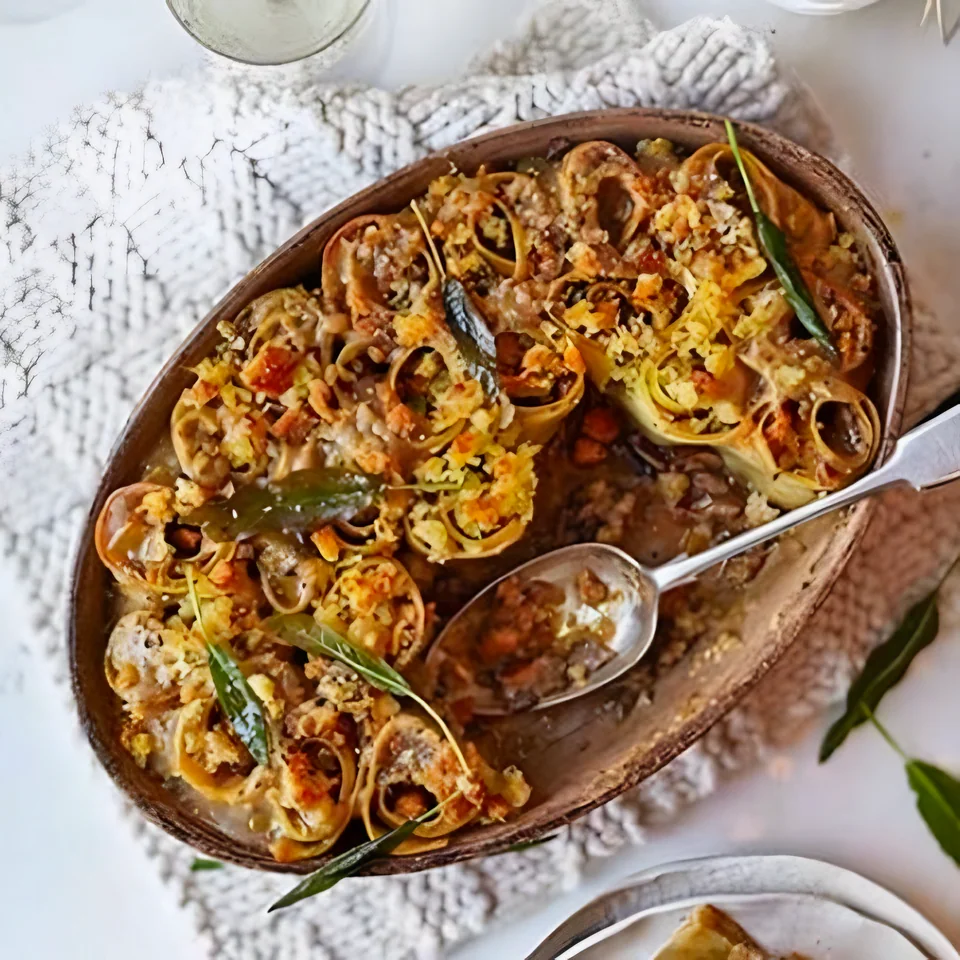 Mushroom & Chestnut Rotolo