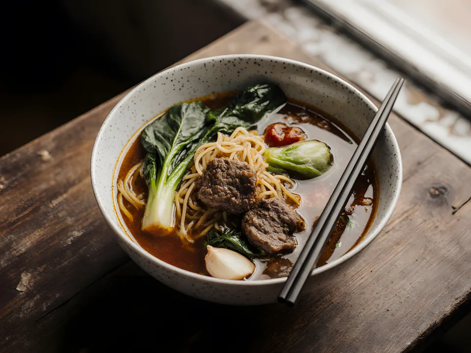 Niu Rou Mian (Taiwanese Beef Noodle Soup)