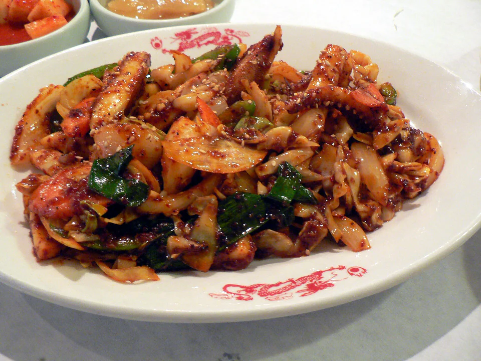 Ojingeo Bokkeum (Korean Spicy Squid)