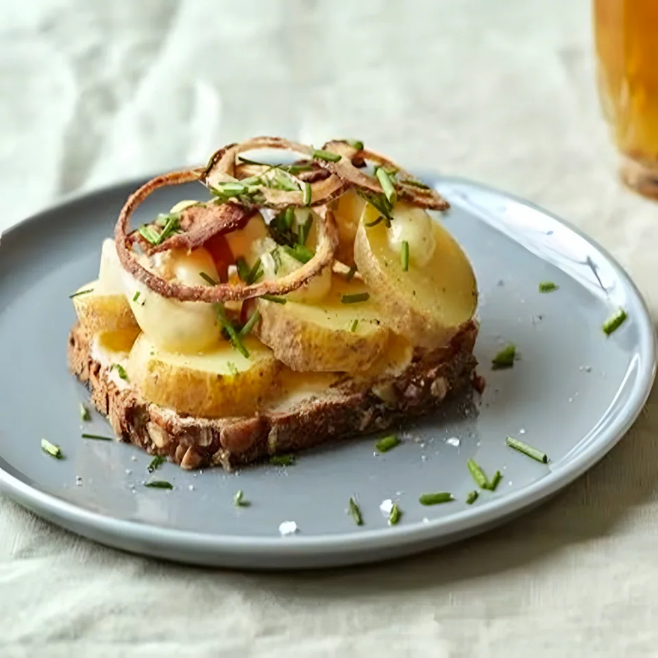 Open-Faced Sandwich with Potato