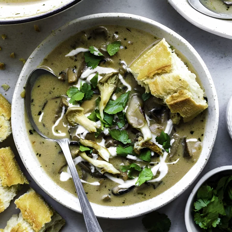 Oyster Mushroom Soup