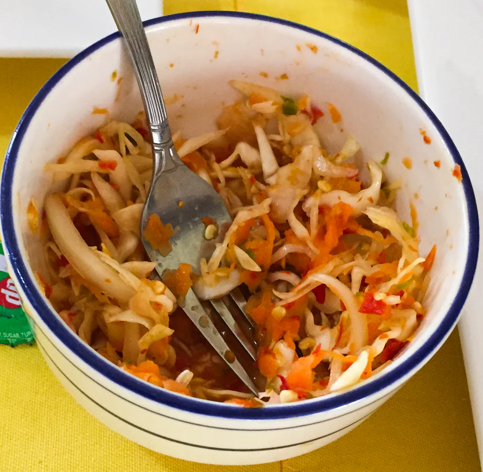 Pikliz (Haitian Spicy Pickled Slaw)