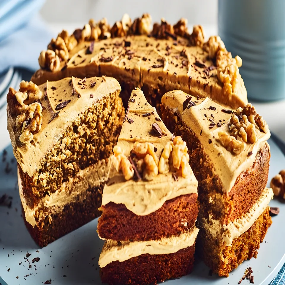 Polish Chocolate and Walnut Cake