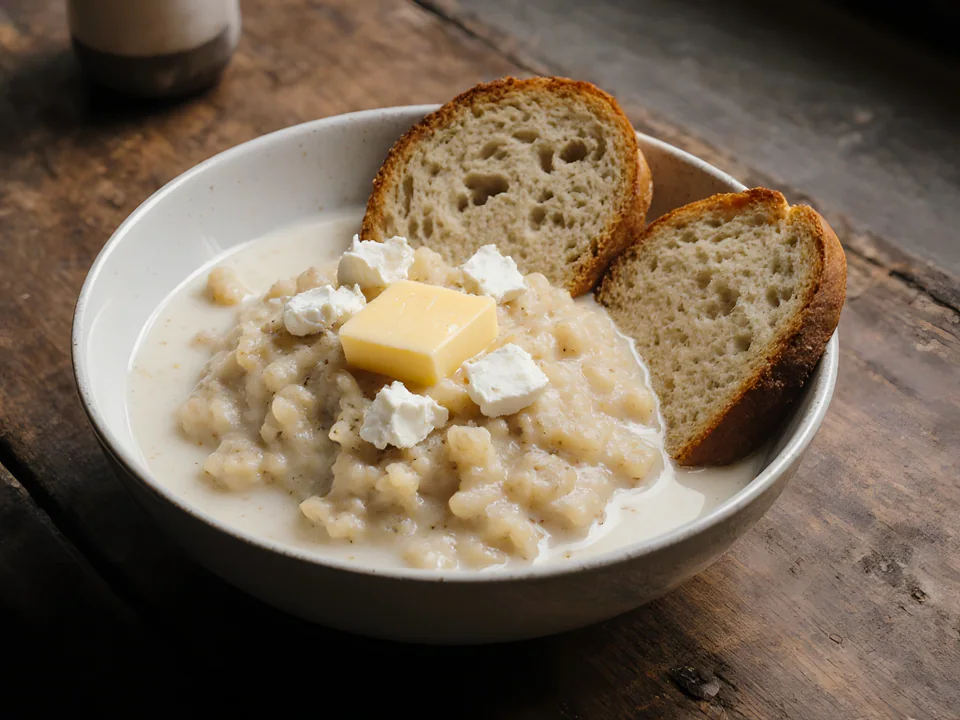 Popara (Serbian Bread and Cheese Breakfast)