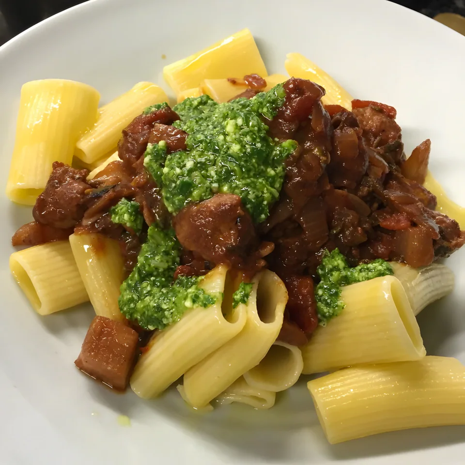Rigatoni with Fennel Sausage Sauce