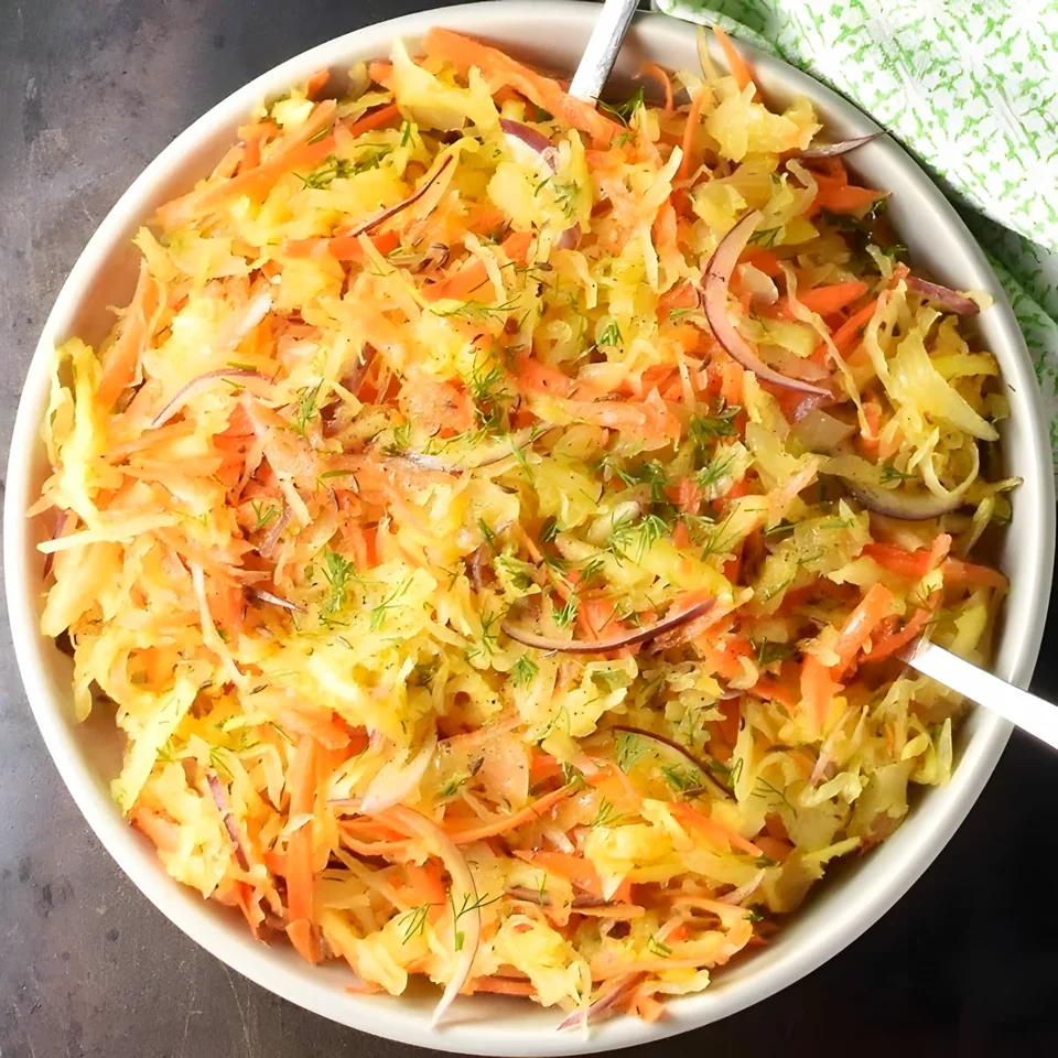 Sauerkraut and Fish Salad