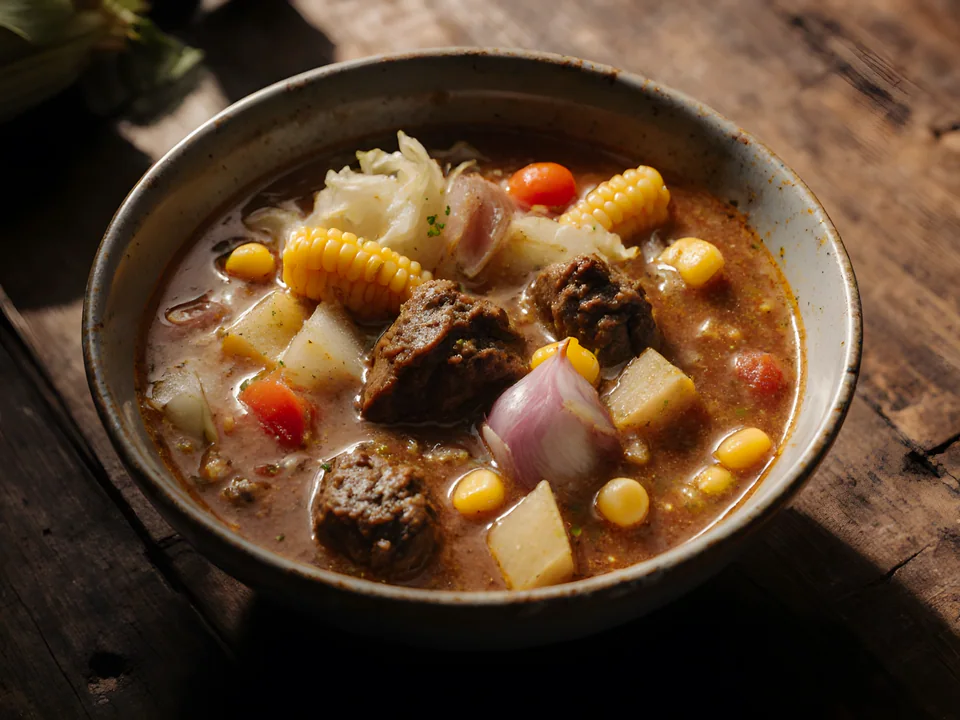 Sopa de Res Salvadorena