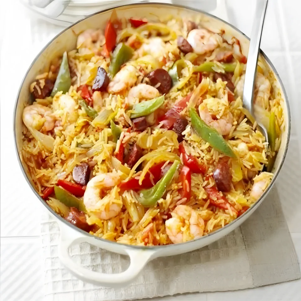 Spanish Rice and Shrimp One-Pot