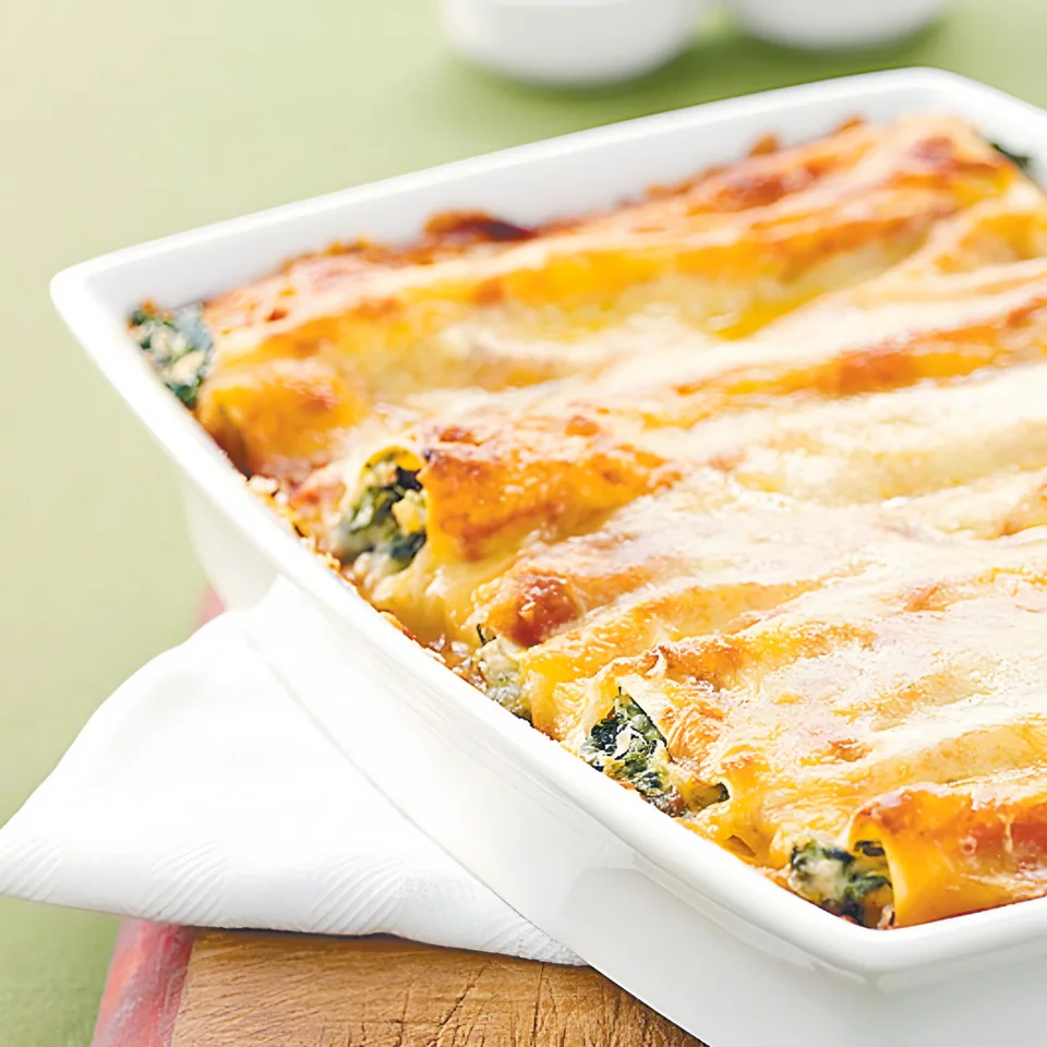 Spinach and Ricotta Cannelloni