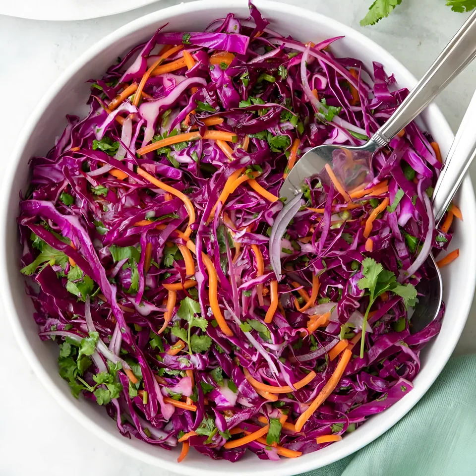 Tangy Carrot, Cabbage and Onion Salad