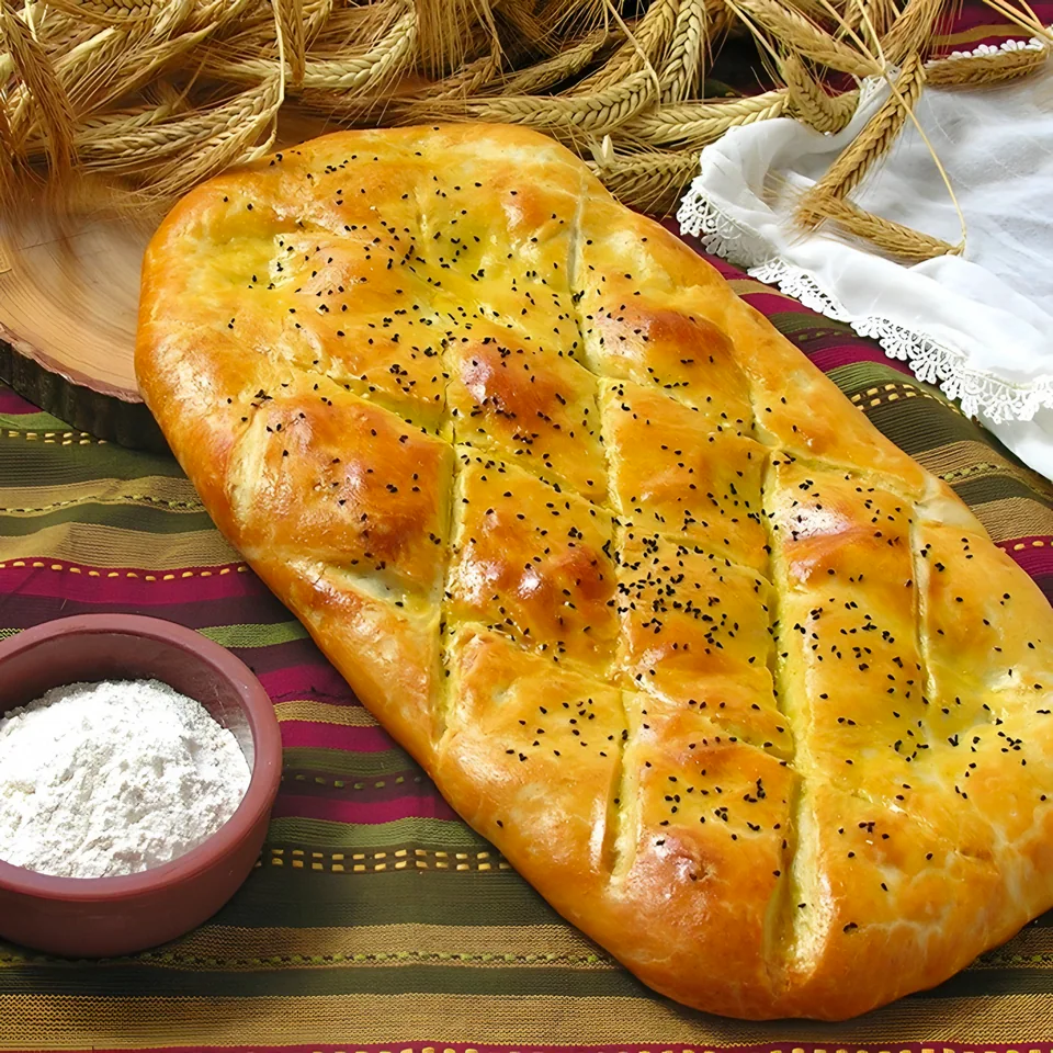 Azerbaijani Tandoor Bread (Təndir Çörəyi)