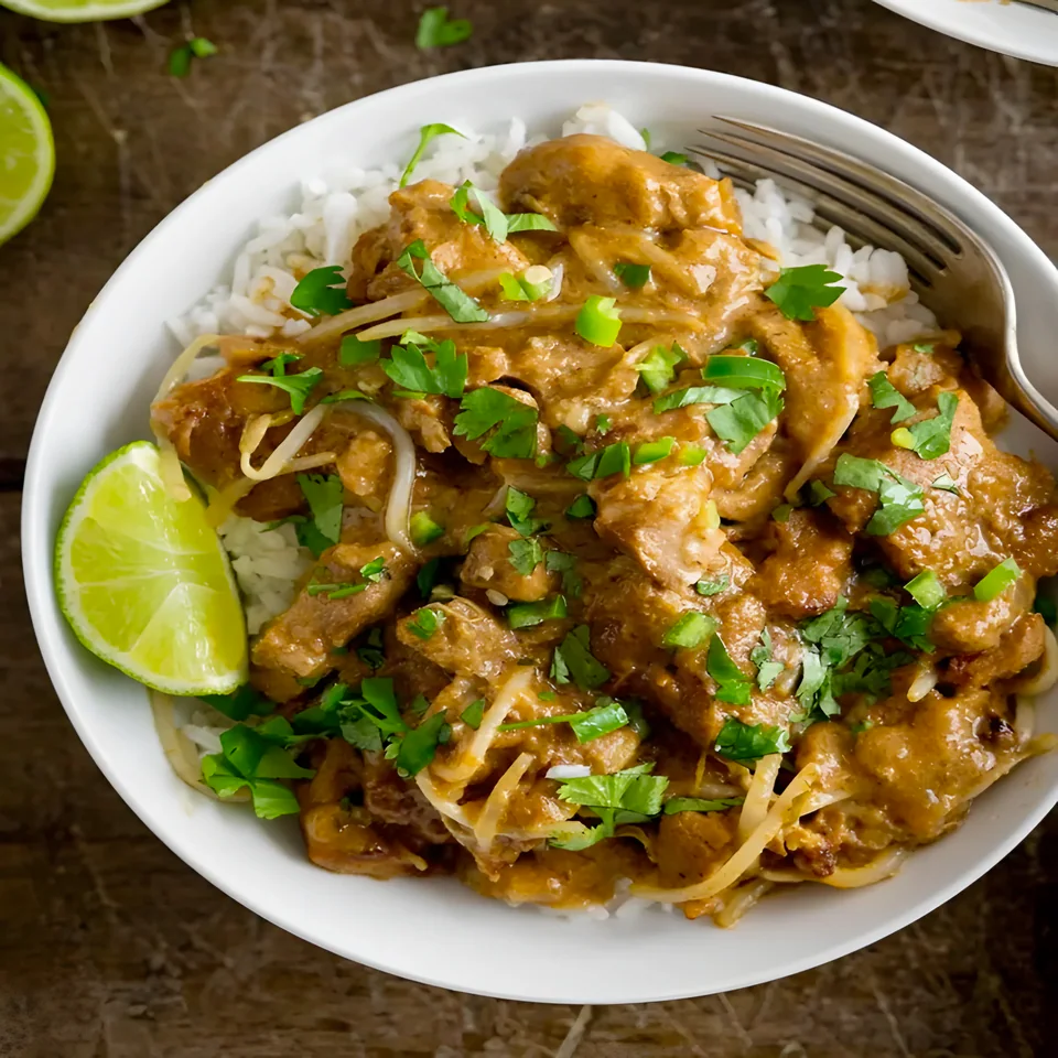 Thai Pork and Peanut Curry
