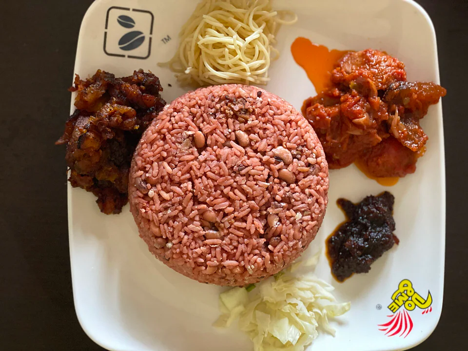 Waakye (Ghanaian Rice and Beans)